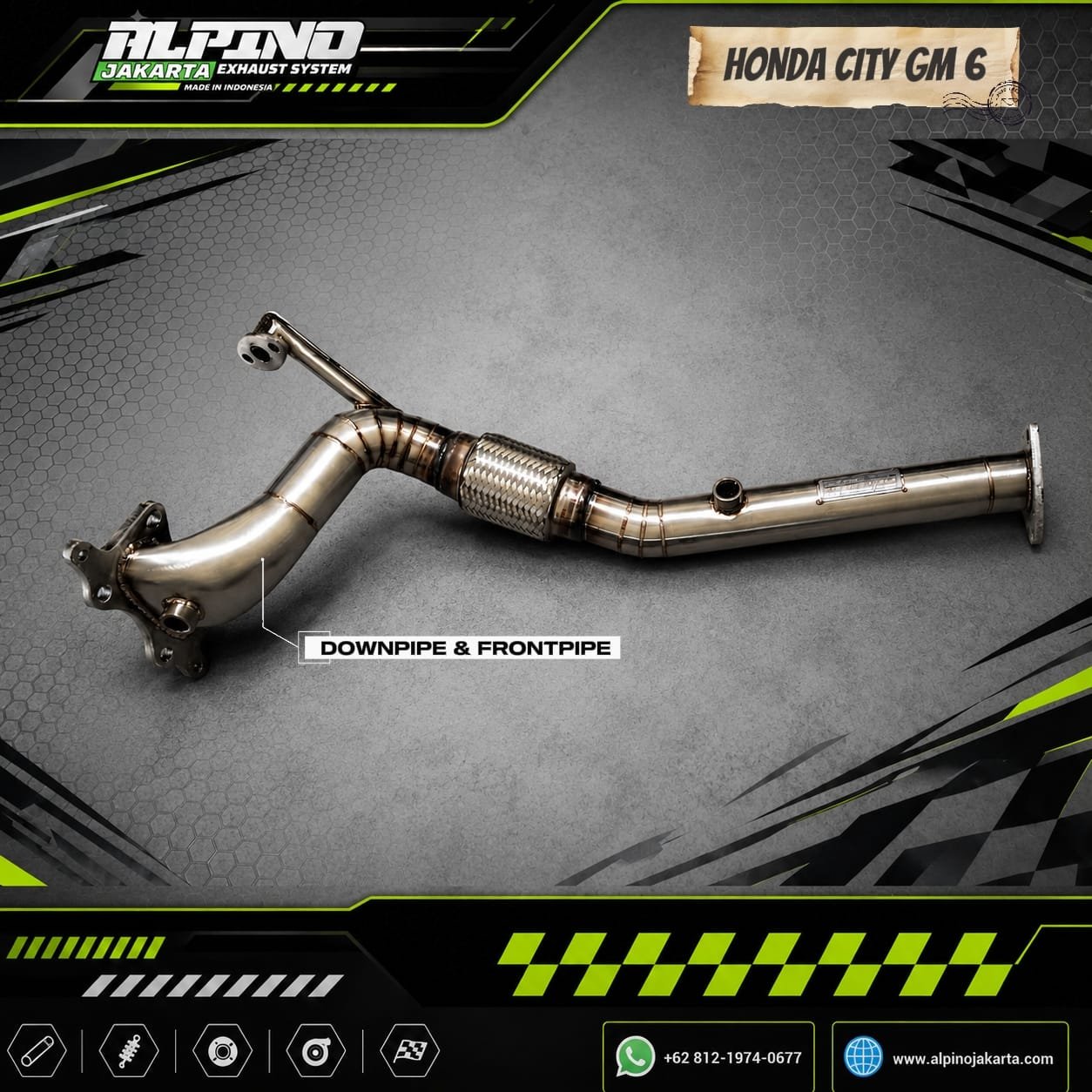 Downpipe Honda city
